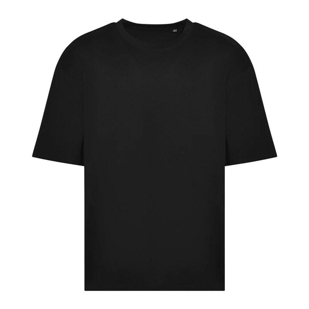 Awdis Mens Cotton T-Shirt / Deep Black